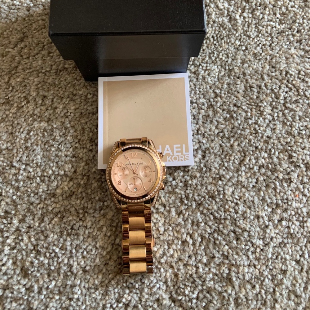 Rose Gold Michael Kors Watch